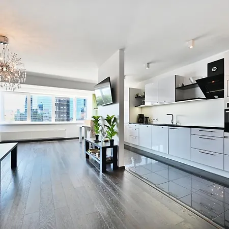 Apartamento Kahe Magamistoaga Ja Suure Elutoaga 3-toaline Korter Vaatega Tallinna Aerikeskusele